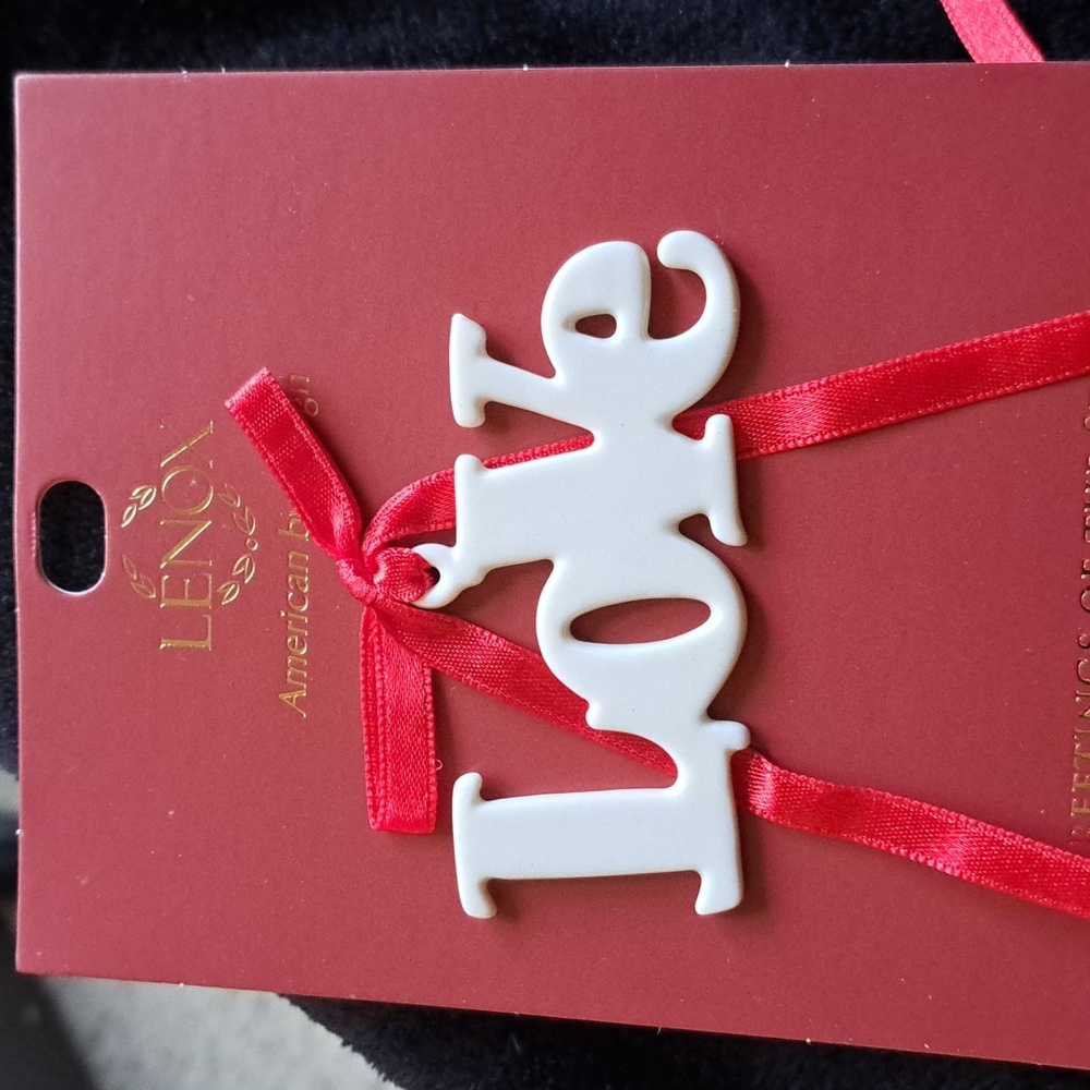 Lenox Christmas Ornament or box tag